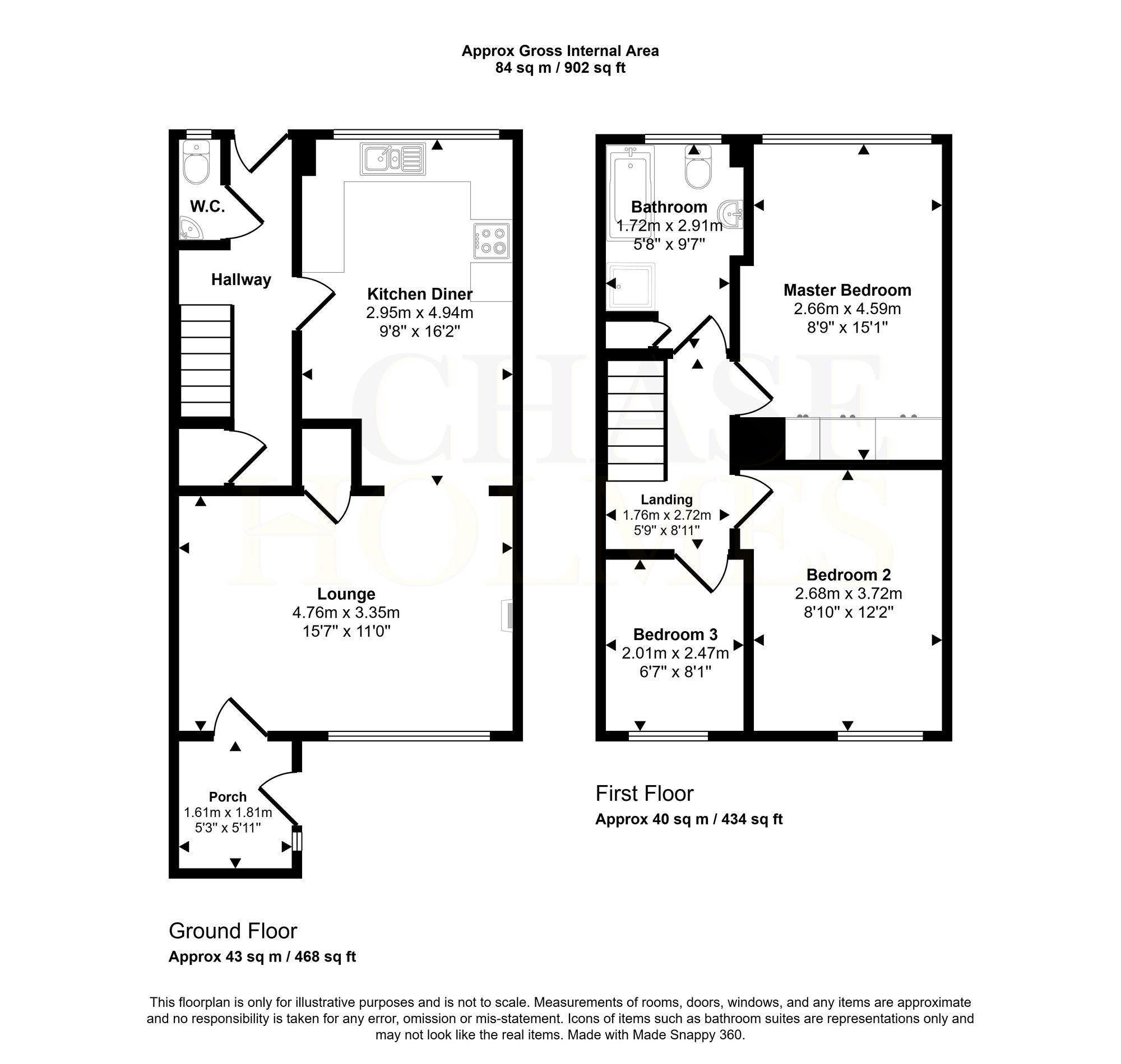8 Douglas Parade, Hebburn floorplan