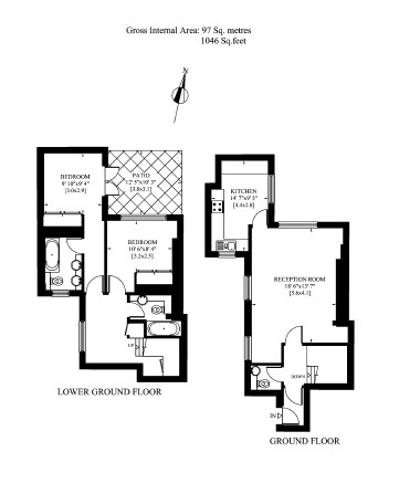 2 Bedrooms Flat to rent in Hans Crescent, Knightsbridge SW1X