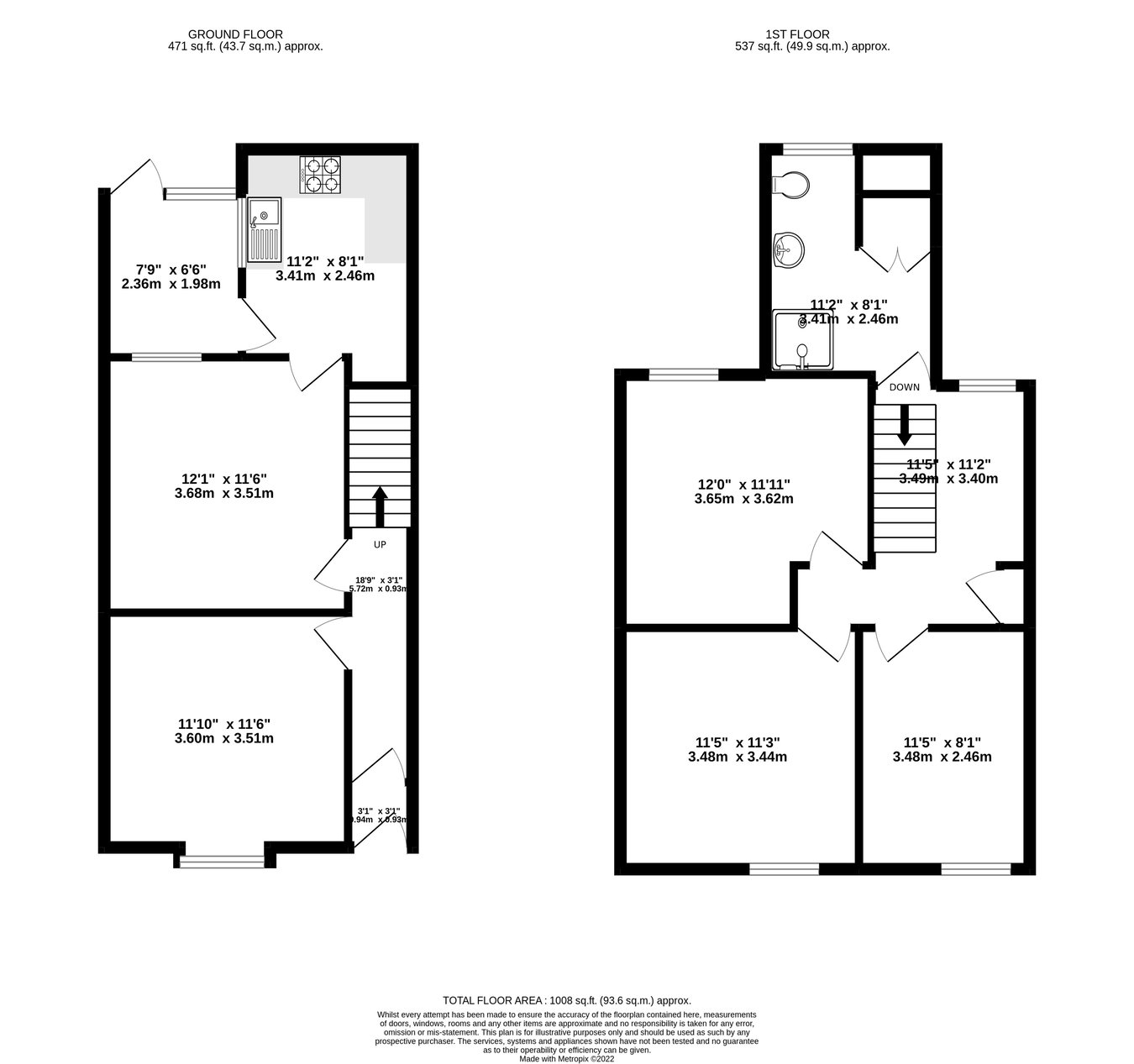 51, Eastleigh Road, Taunton floorplan
