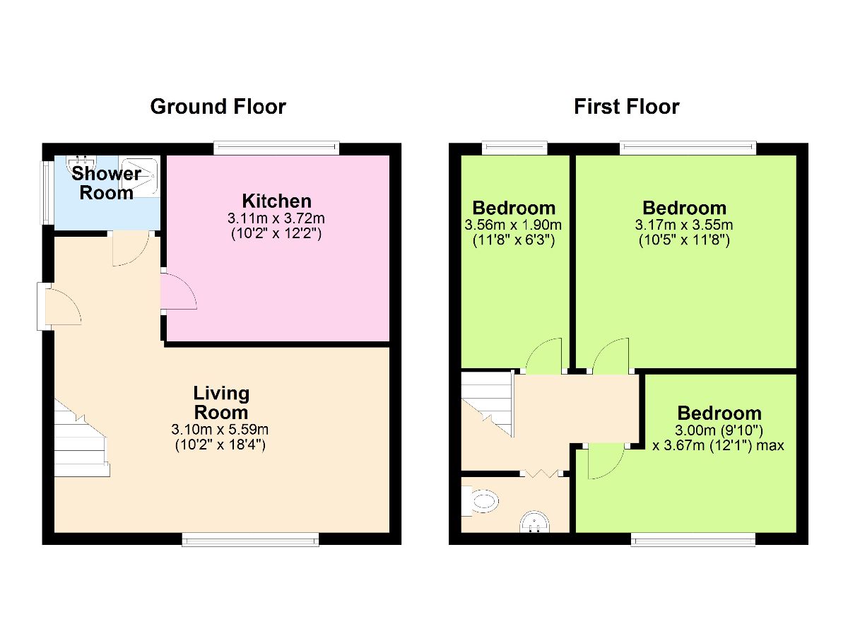 10 Rowan Place, Newcastle-under-Lyme floorplan