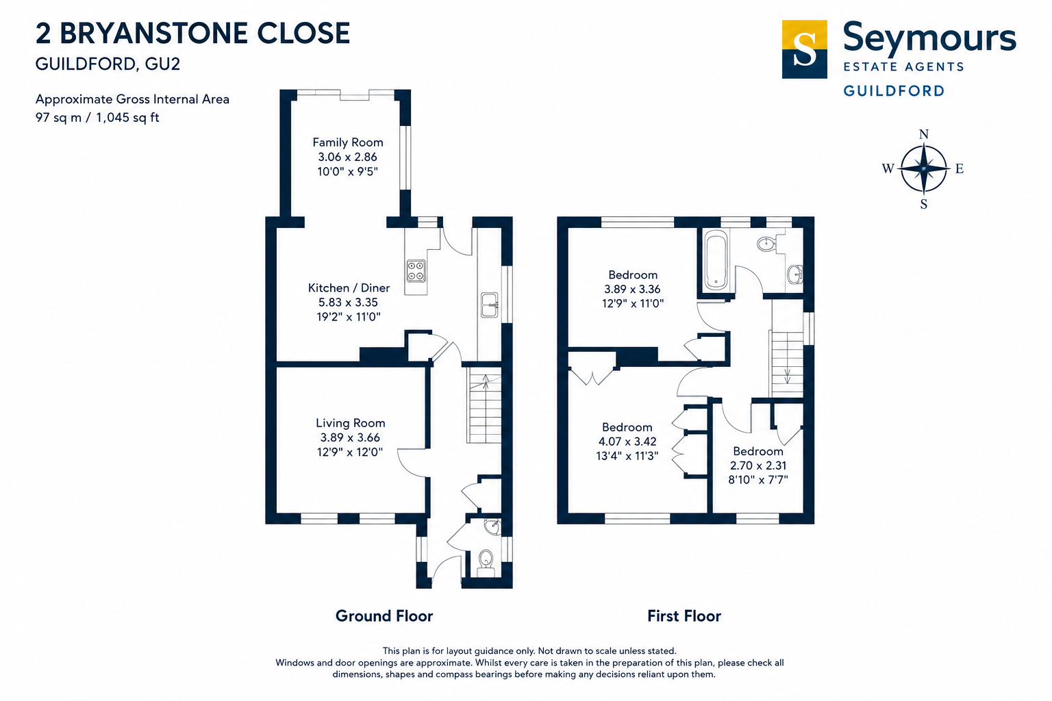 2, Bryanstone Close, Surrey floorplan