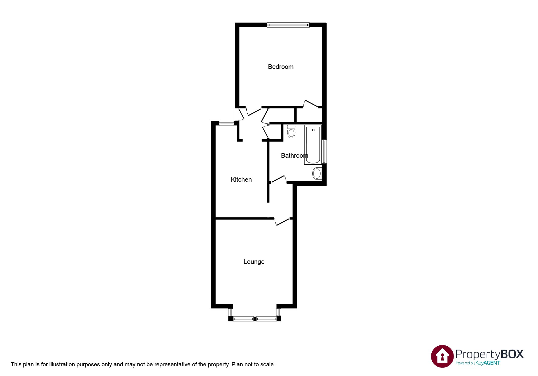 1 Bedrooms Maisonette for sale in Horsham Road, Crawley RH11