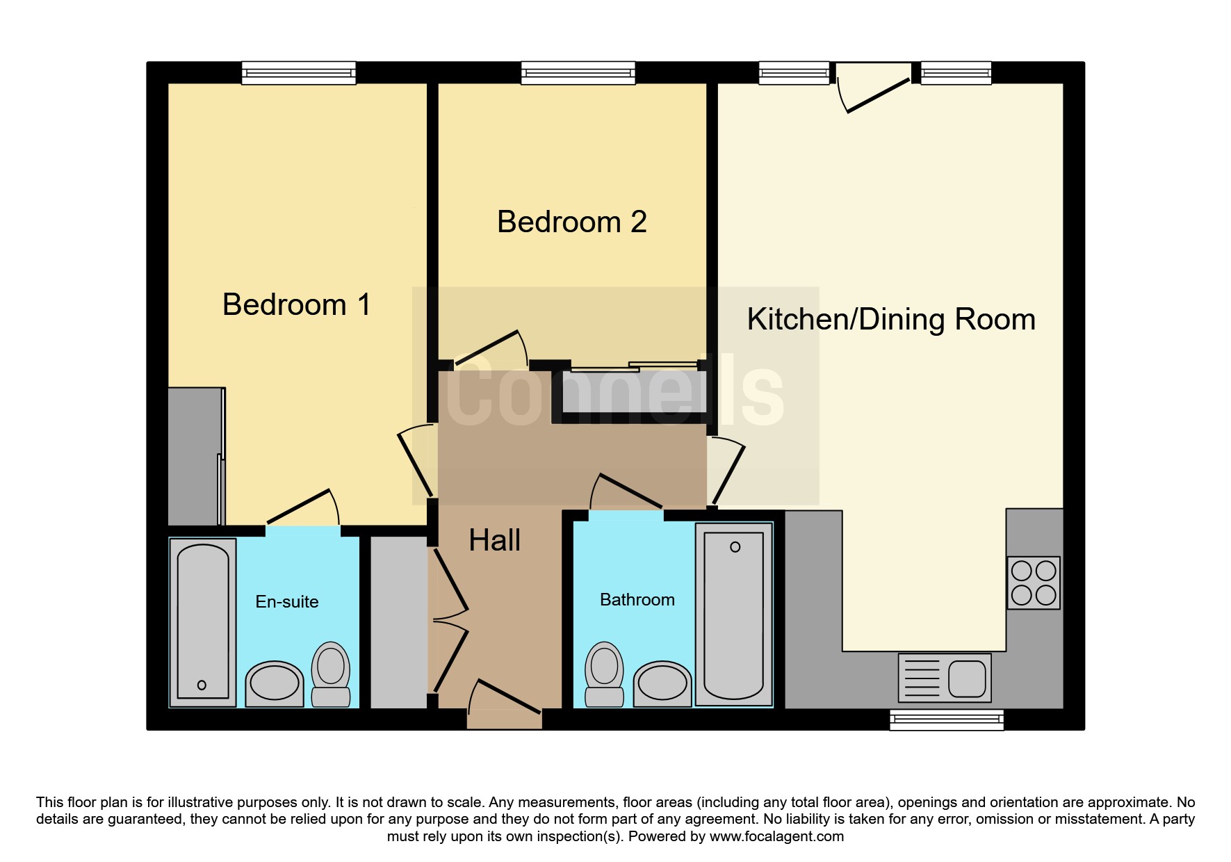9, Hamilton Apartments, 2, Spring Street, Birmingham floorplan