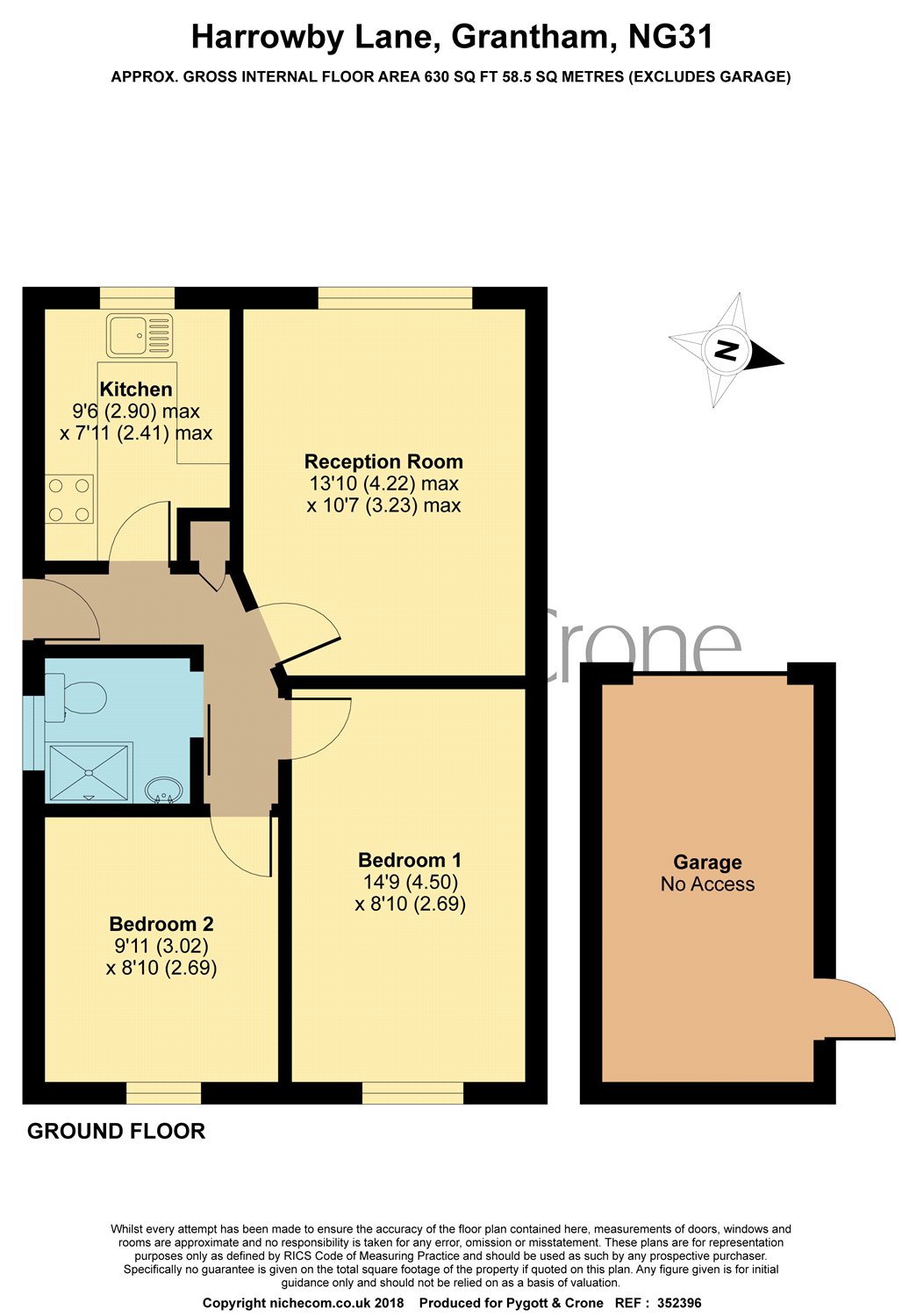 2 Bedrooms Bungalow for sale in Harrowby Lane, Grantham NG31