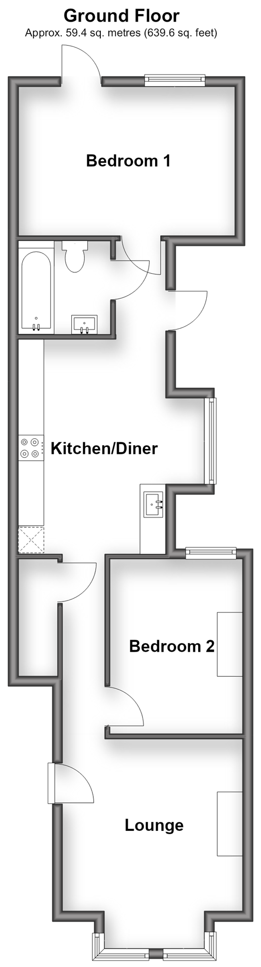 Brookscroft Road Walthamstow, London floorplan