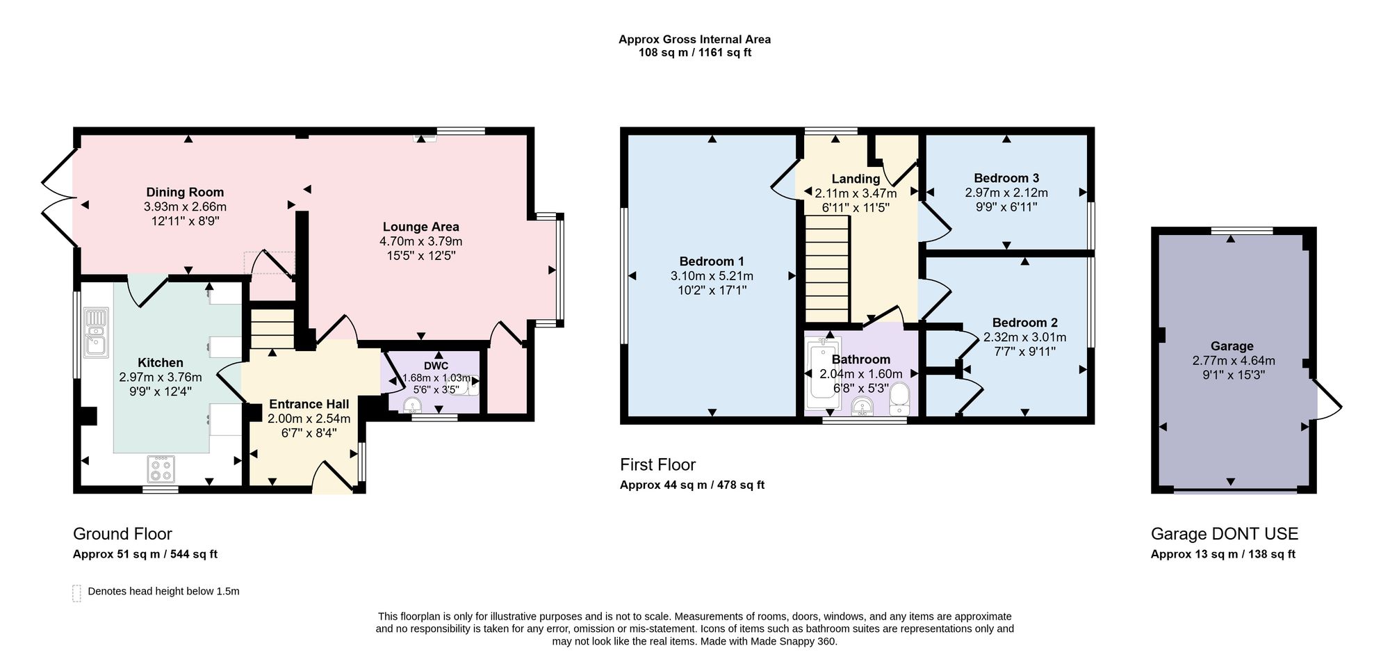 3 Langton Road, Southampton floorplan