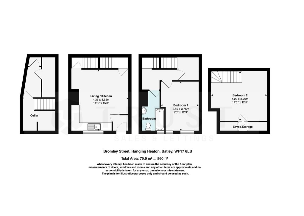 12, Bromley Street, Batley floorplan