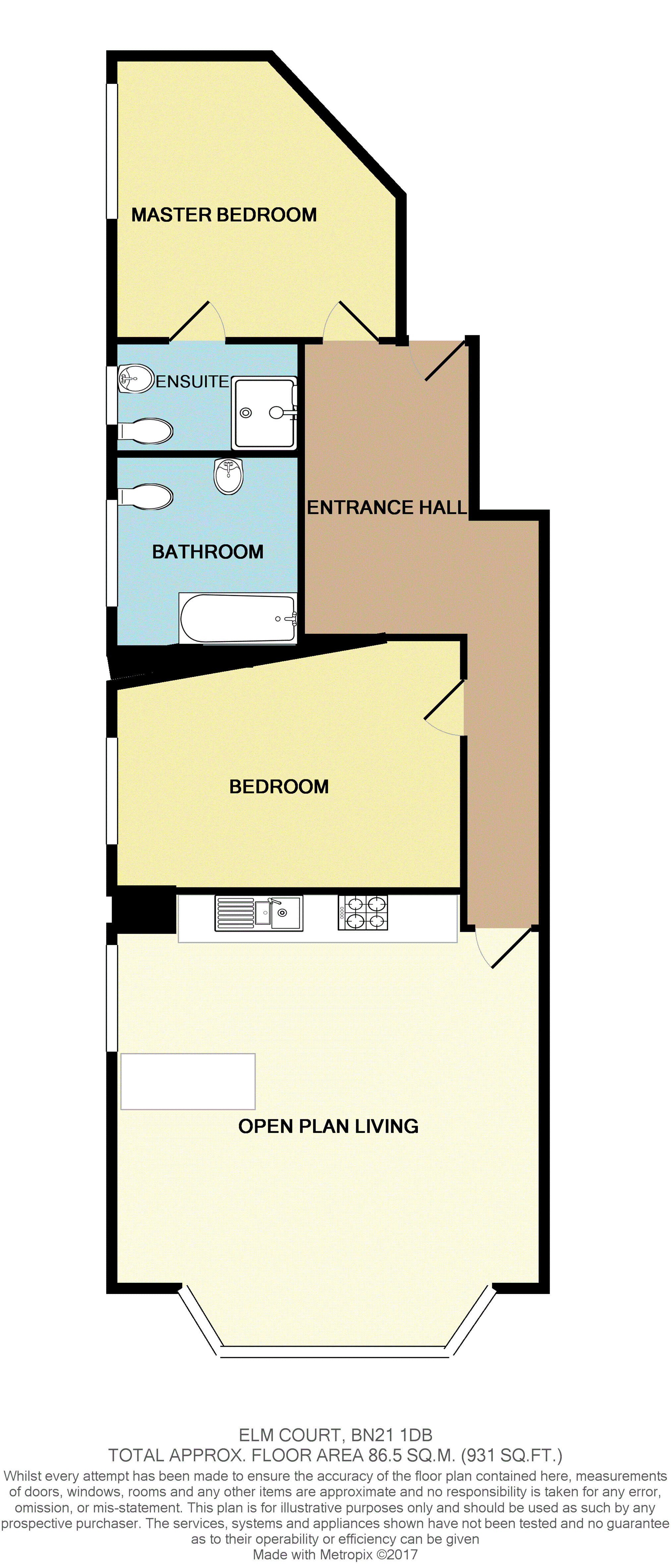 2 Bedrooms Flat for sale in 2 Old Orchard Road, Eastbourne BN21