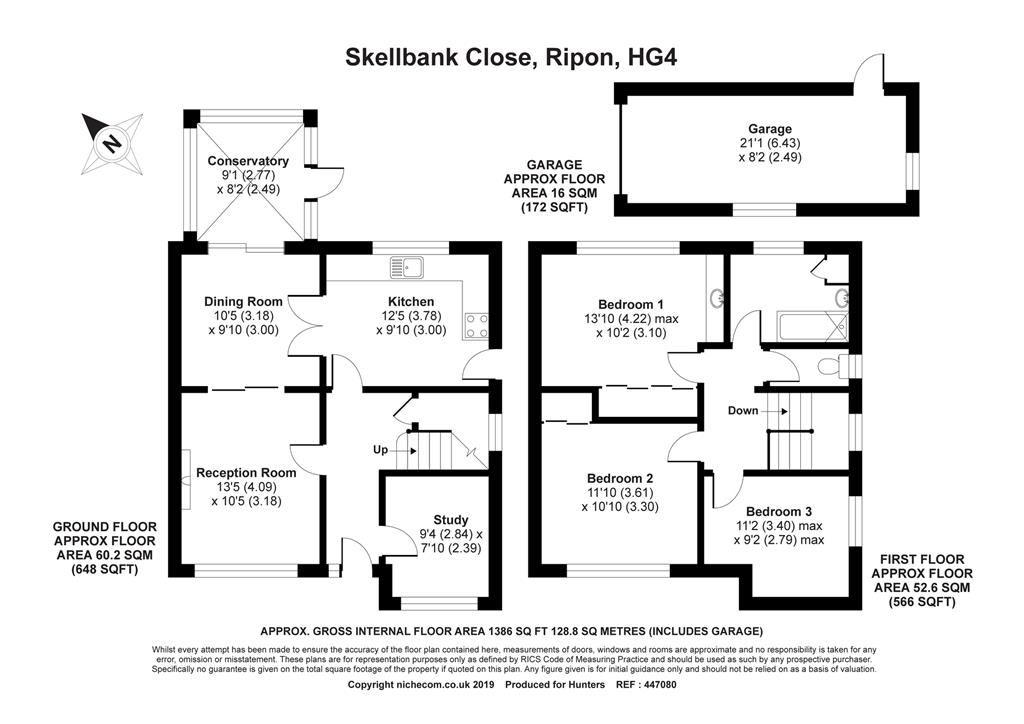 3 Bedrooms Detached house for sale in Skellbank Close, Ripon HG4