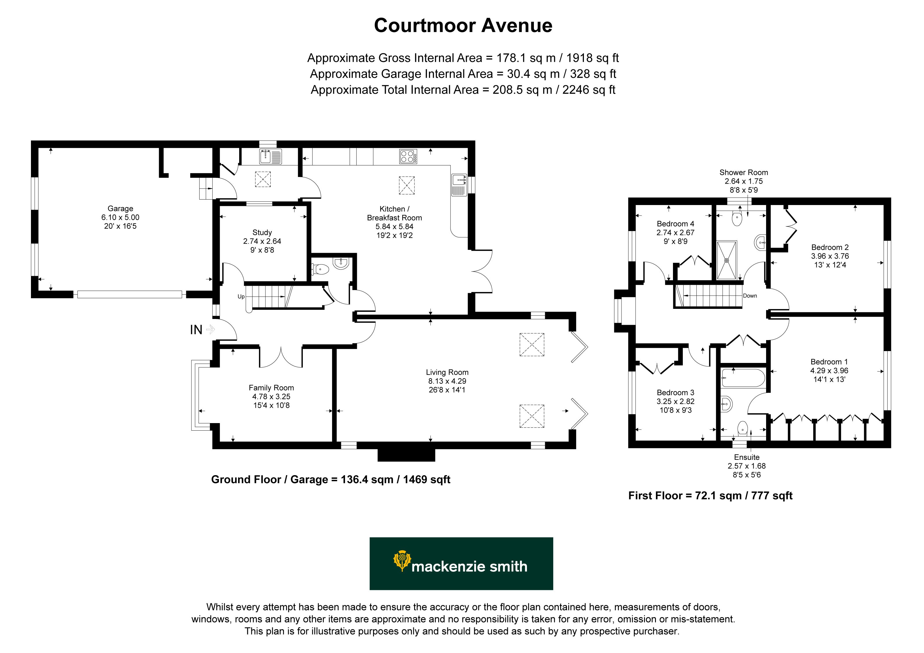Courtmoor Avenue, Hampshire floorplan