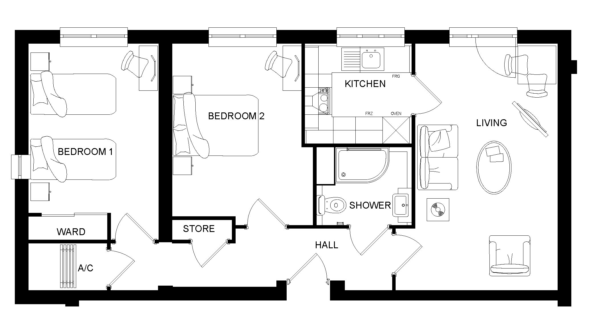 2 Bedrooms Flat for sale in Churchfield Road, Walton-On-Thames KT12