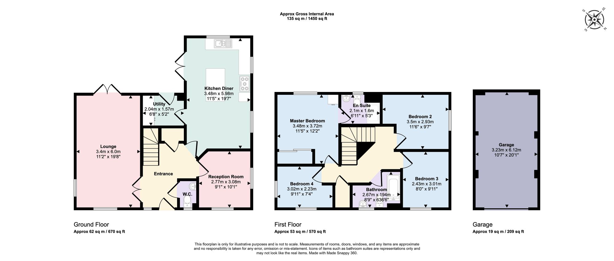 2 Lockhart Close, Leicester floorplan