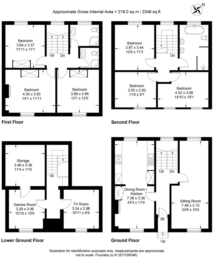 77, St. Georges Place, Cheltenham floorplan
