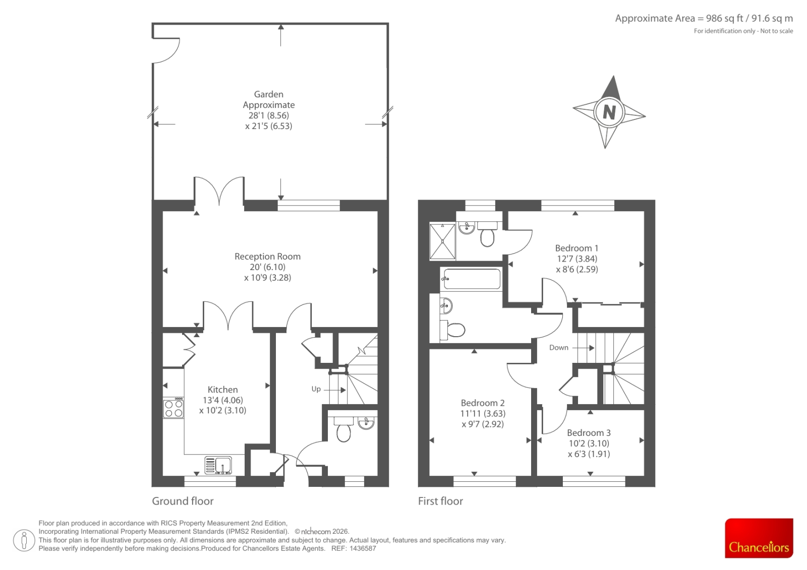 9, Blueberry Drive, Bicester floorplan