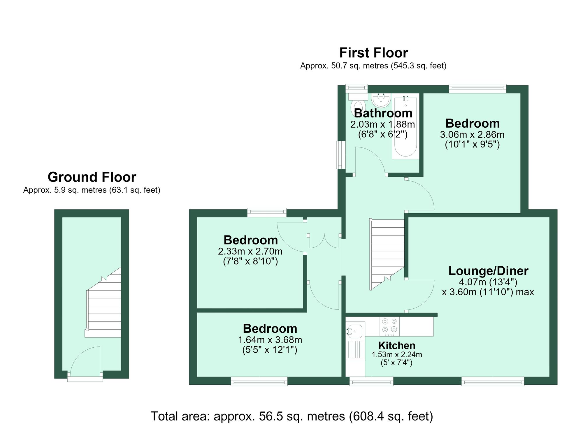 33A Park Road, Bushey floorplan