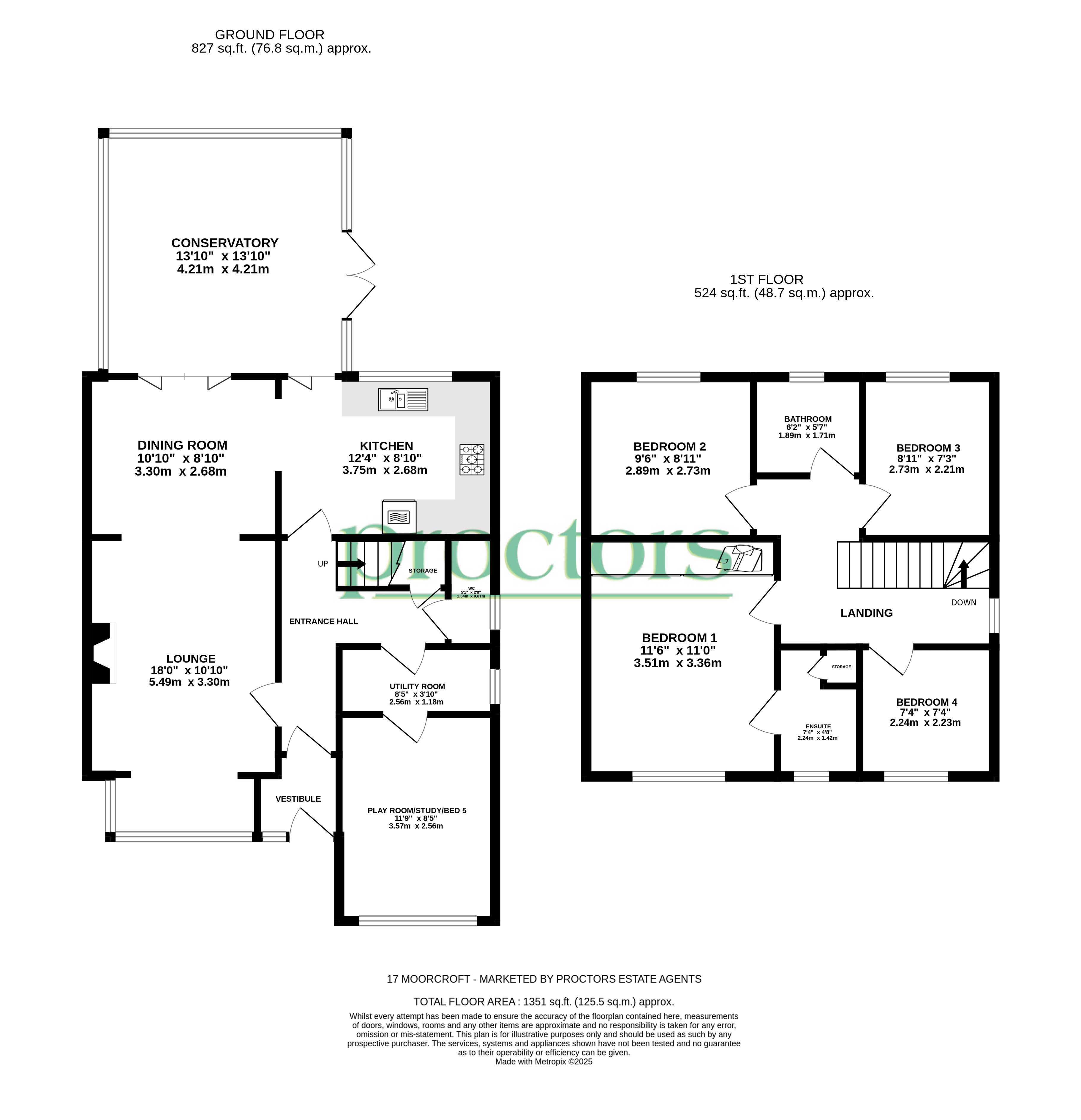 17, Moorcroft, Darwen floorplan
