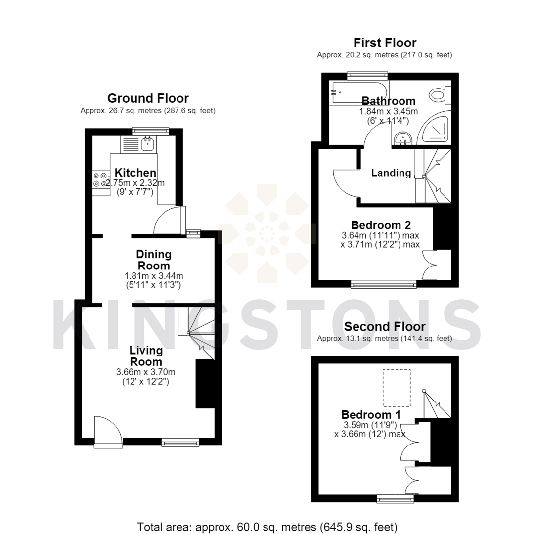 10, Church Walk, Melksham floorplan