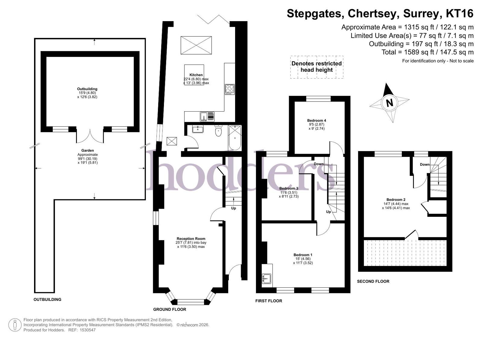 Stepgates, Chertsey floorplan