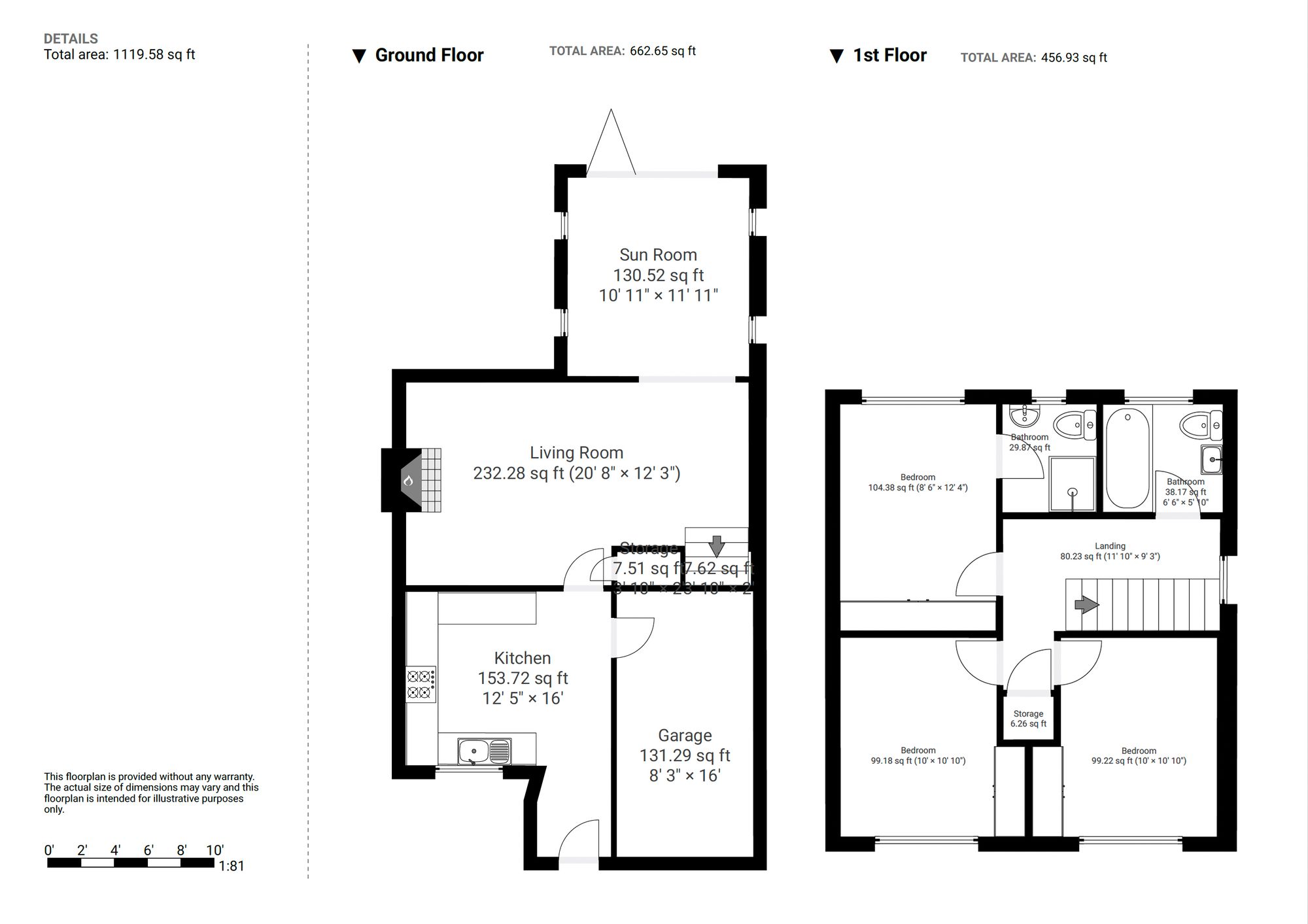 48 Crofters Close, Sheffield floorplan