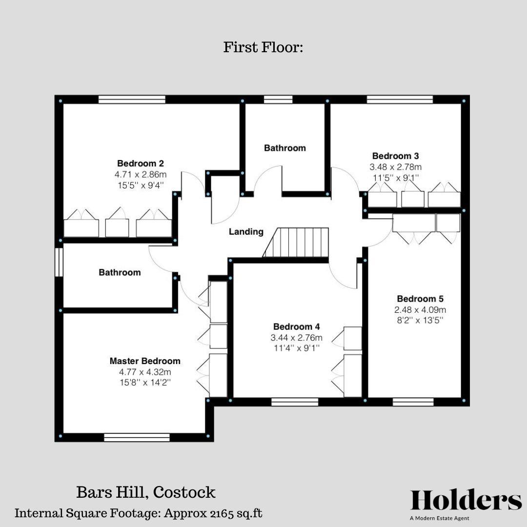 7, Bars Hill, Loughborough floorplan