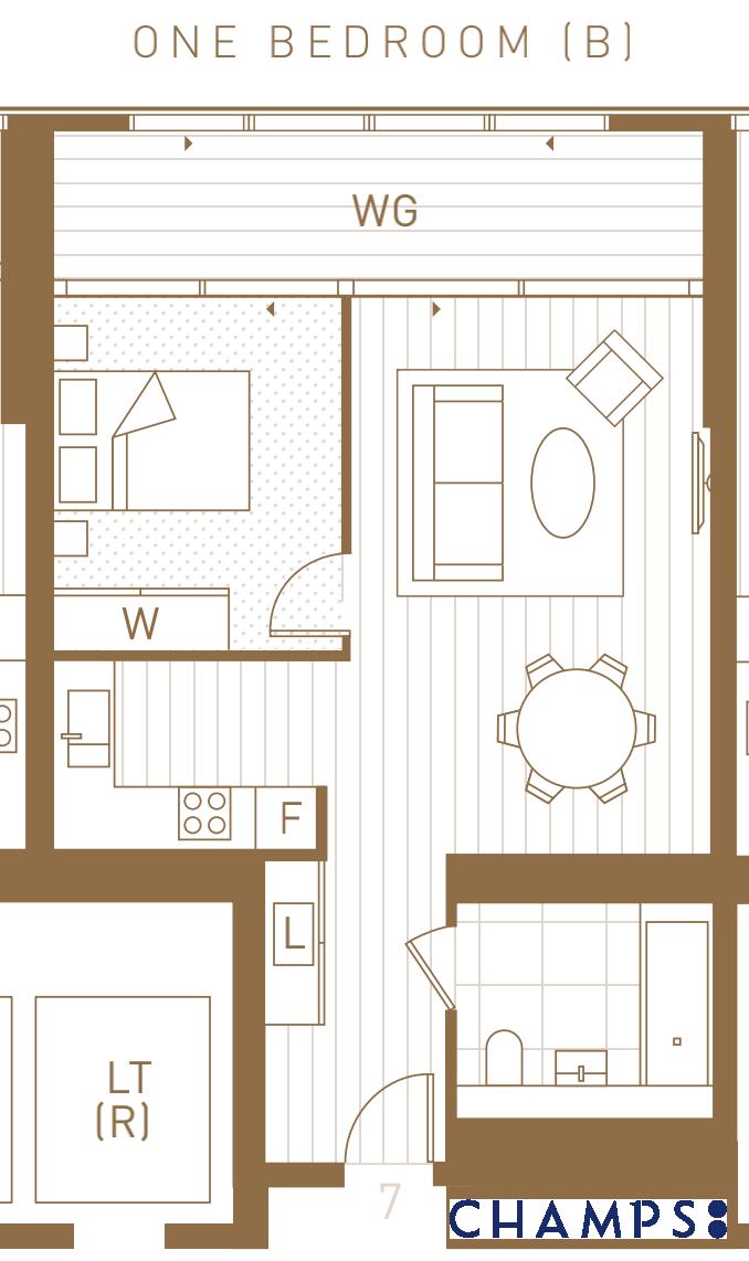Apartment 3207, 10 Marsh Wall, London floorplan
