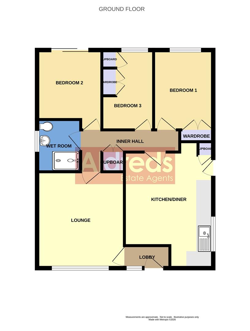 1, Fritton Close, Great Yarmouth floorplan