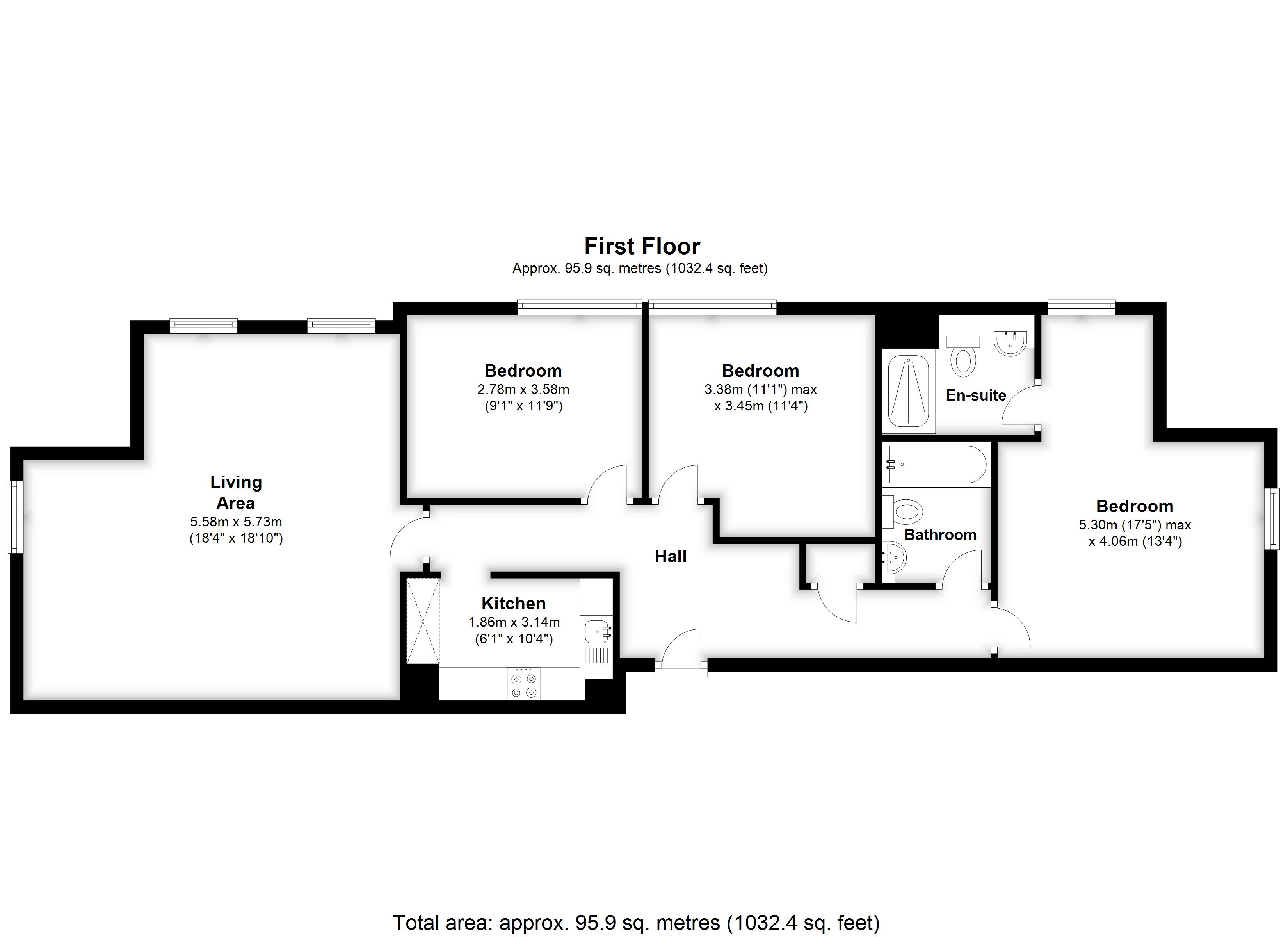 3 Bedrooms Flat for sale in Lanark Square, London E14