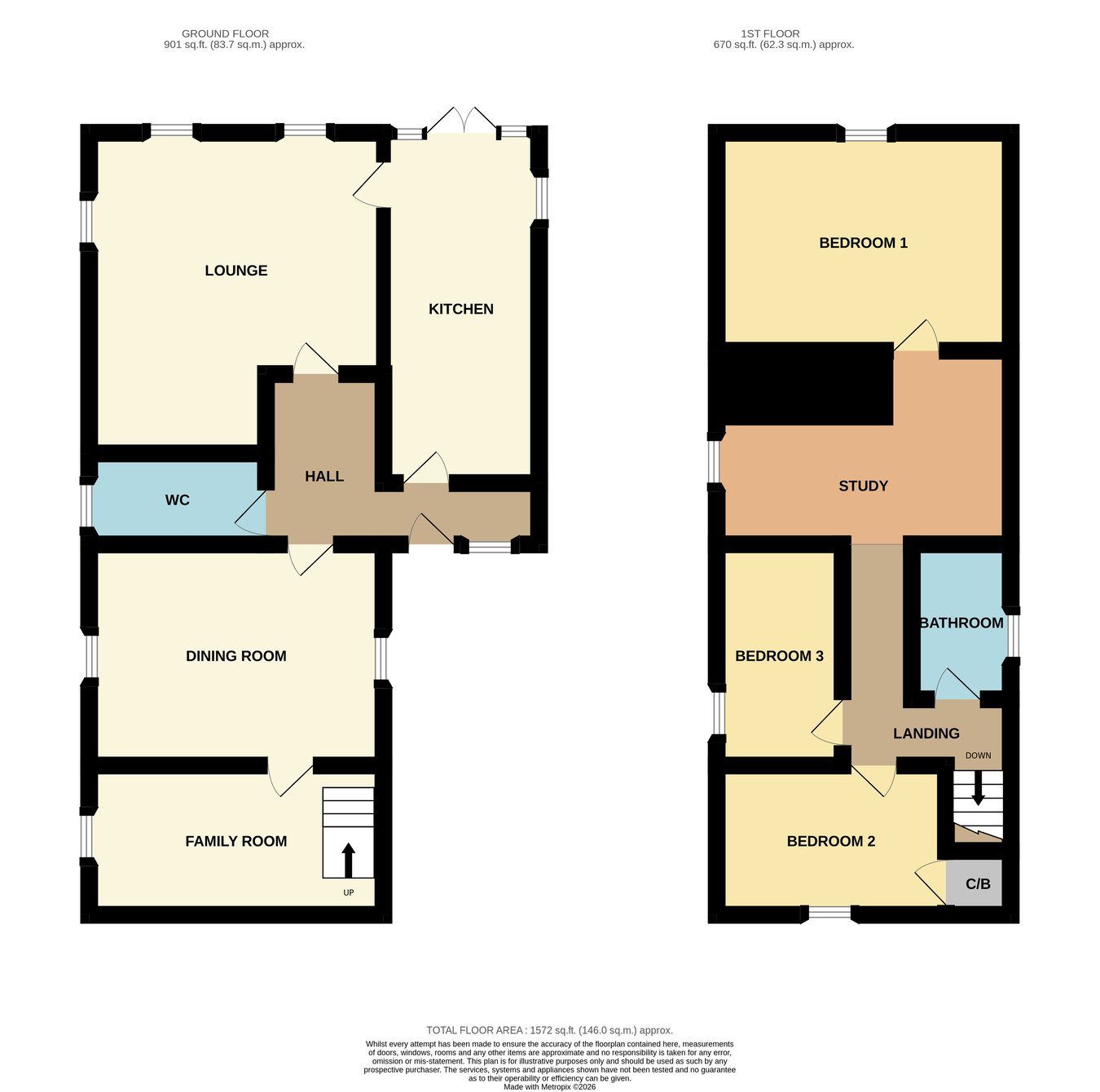22, The Green, Northampton floorplan