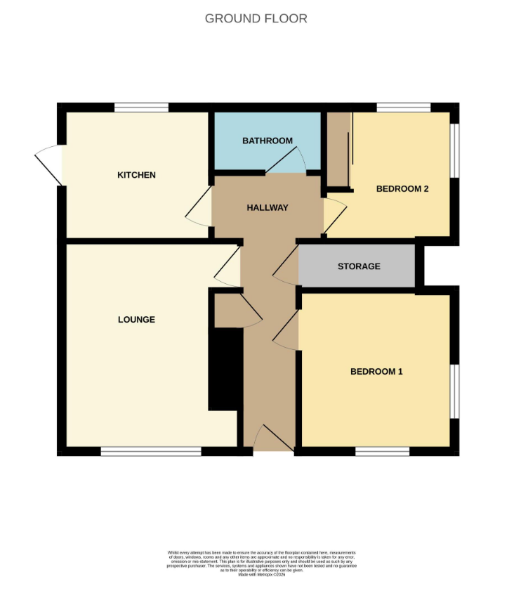 1, Lawrence Avenue, Letchworth Garden City floorplan