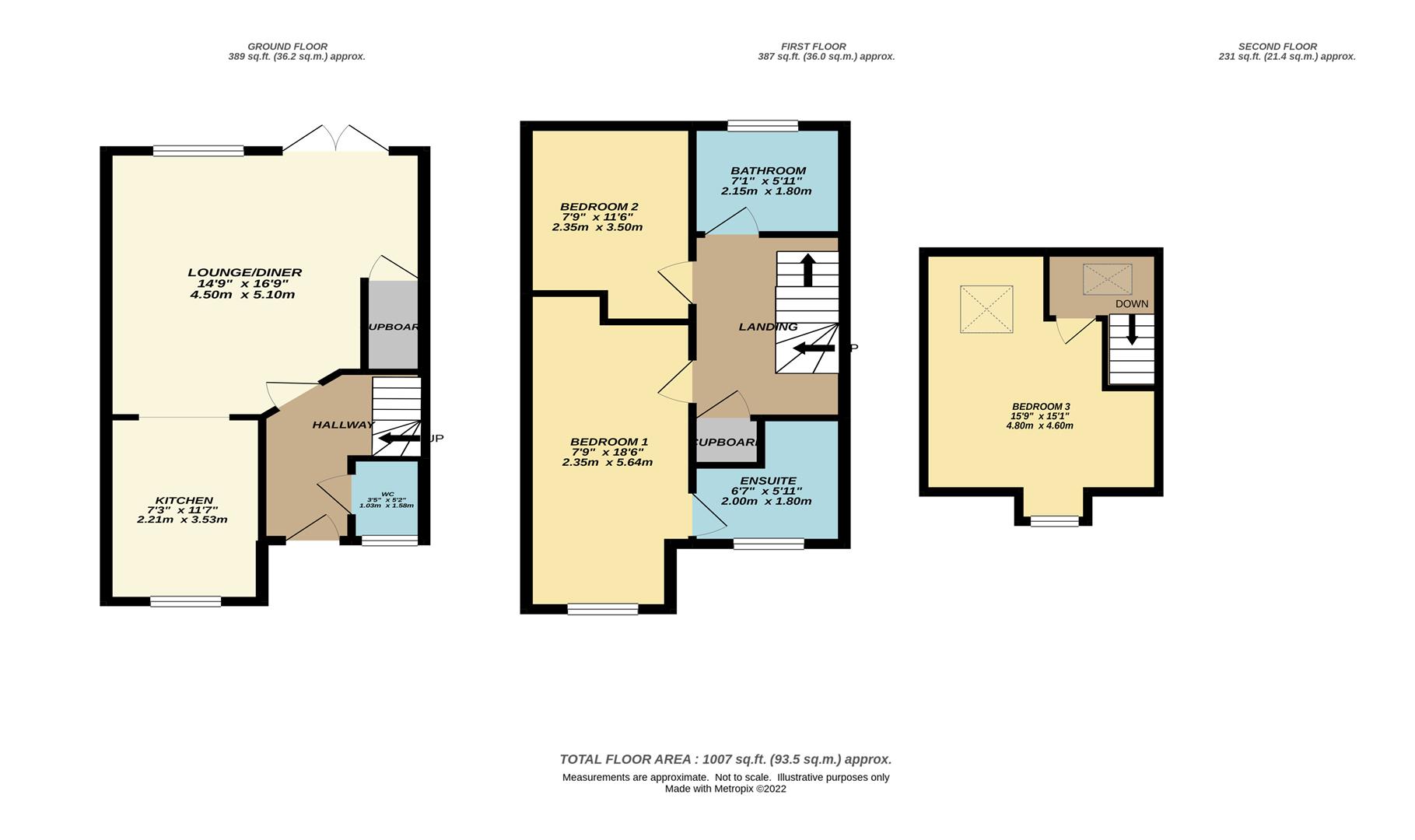 2, Water Tower Place, Deal floorplan