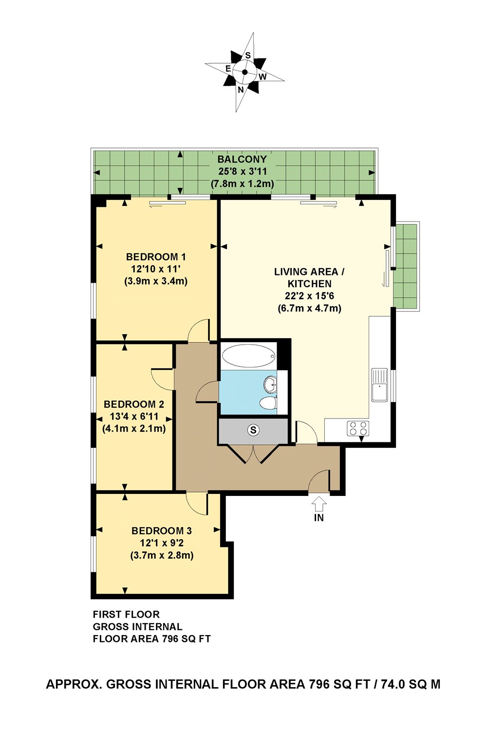 3 Bedrooms Flat to rent in Skysail Building, 210 Poplar High Street, London E14