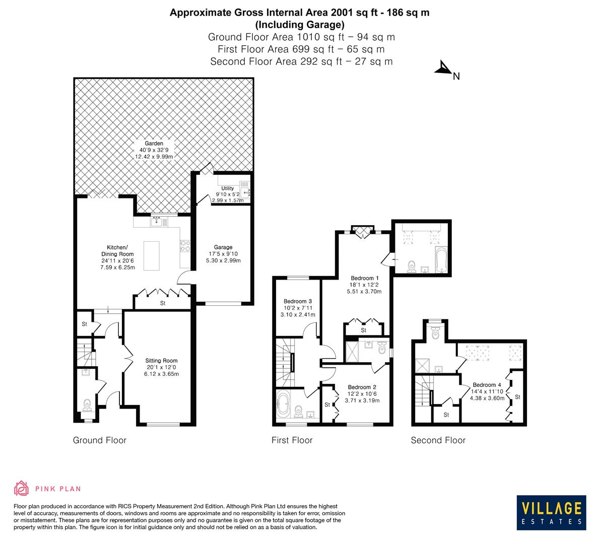 3 The Mews, Cobden Hill, Radlett floorplan