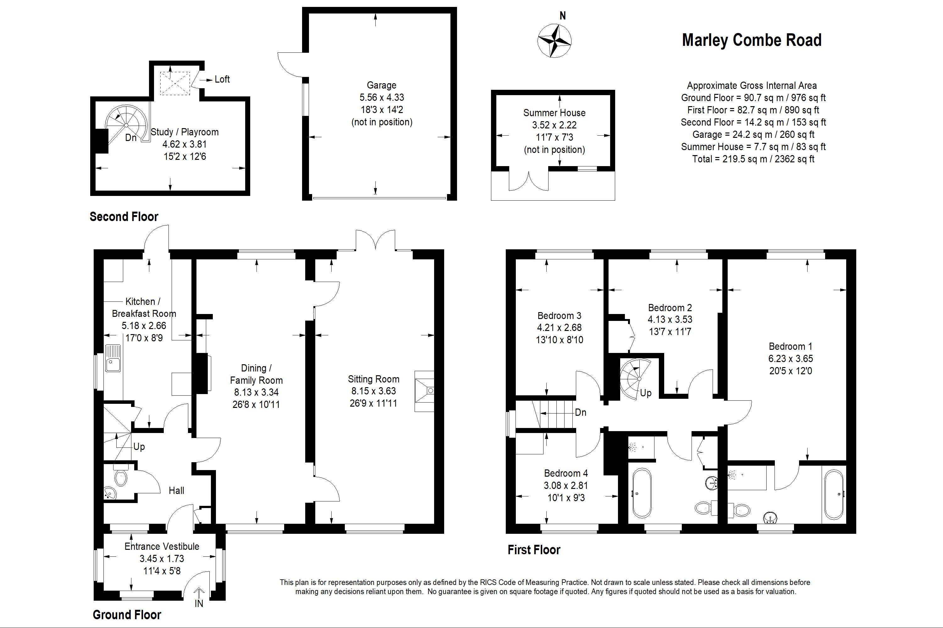 4 Bedrooms Detached house for sale in Marley Combe Road, Haslemere GU27