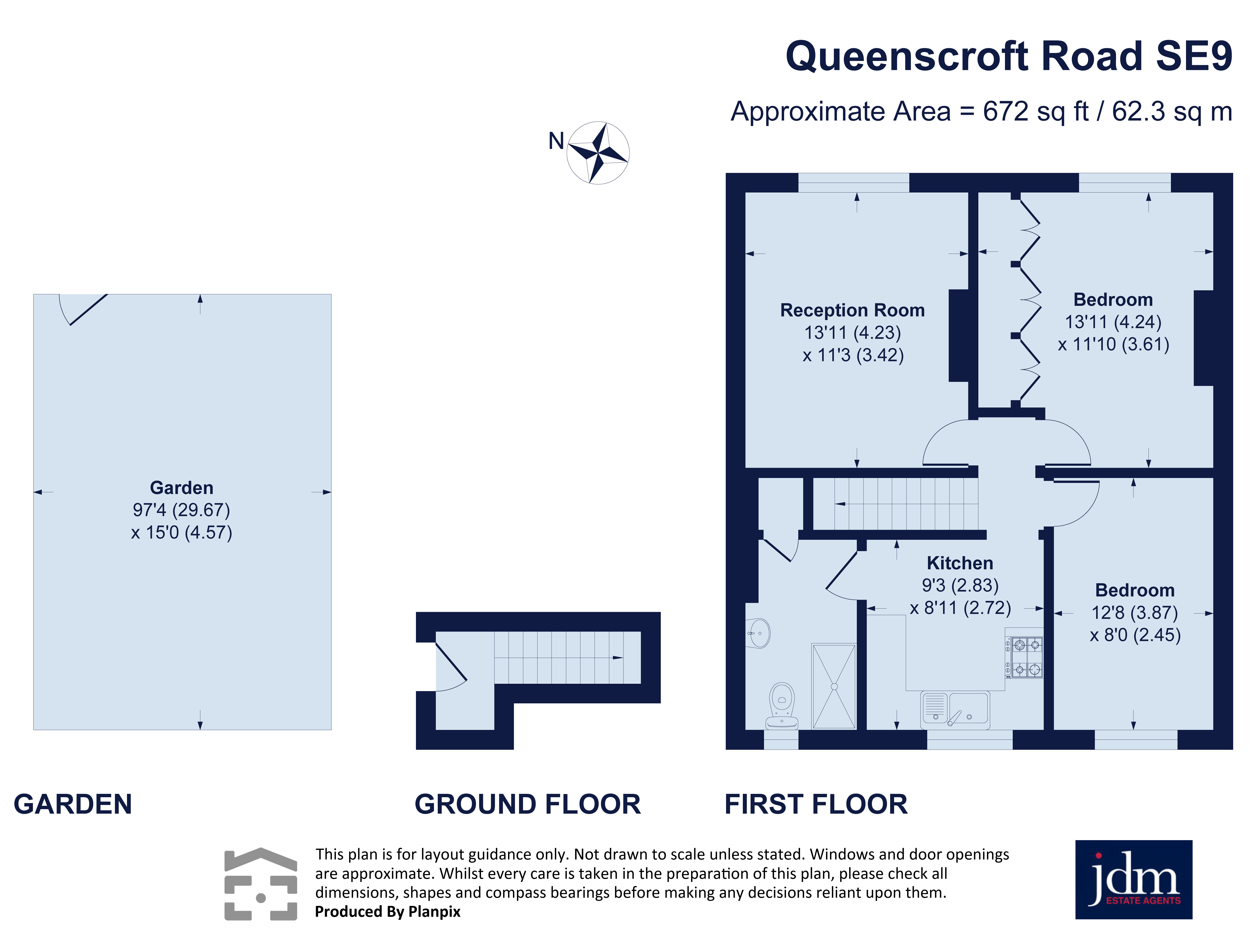 40, Queenscroft Road, Eltham floorplan