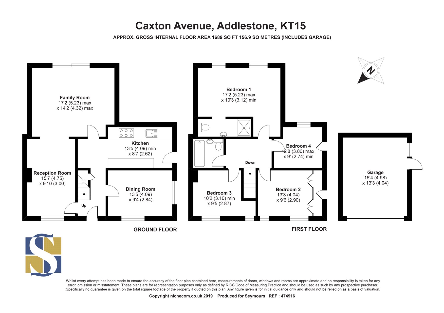 4 Bedrooms Semi-detached house for sale in Rowtown, Surrey KT15