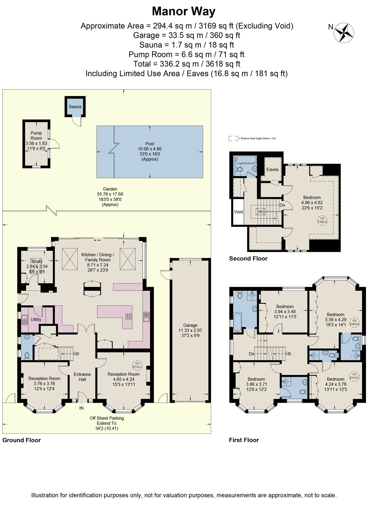 47, Manor Way, Beckenham floorplan
