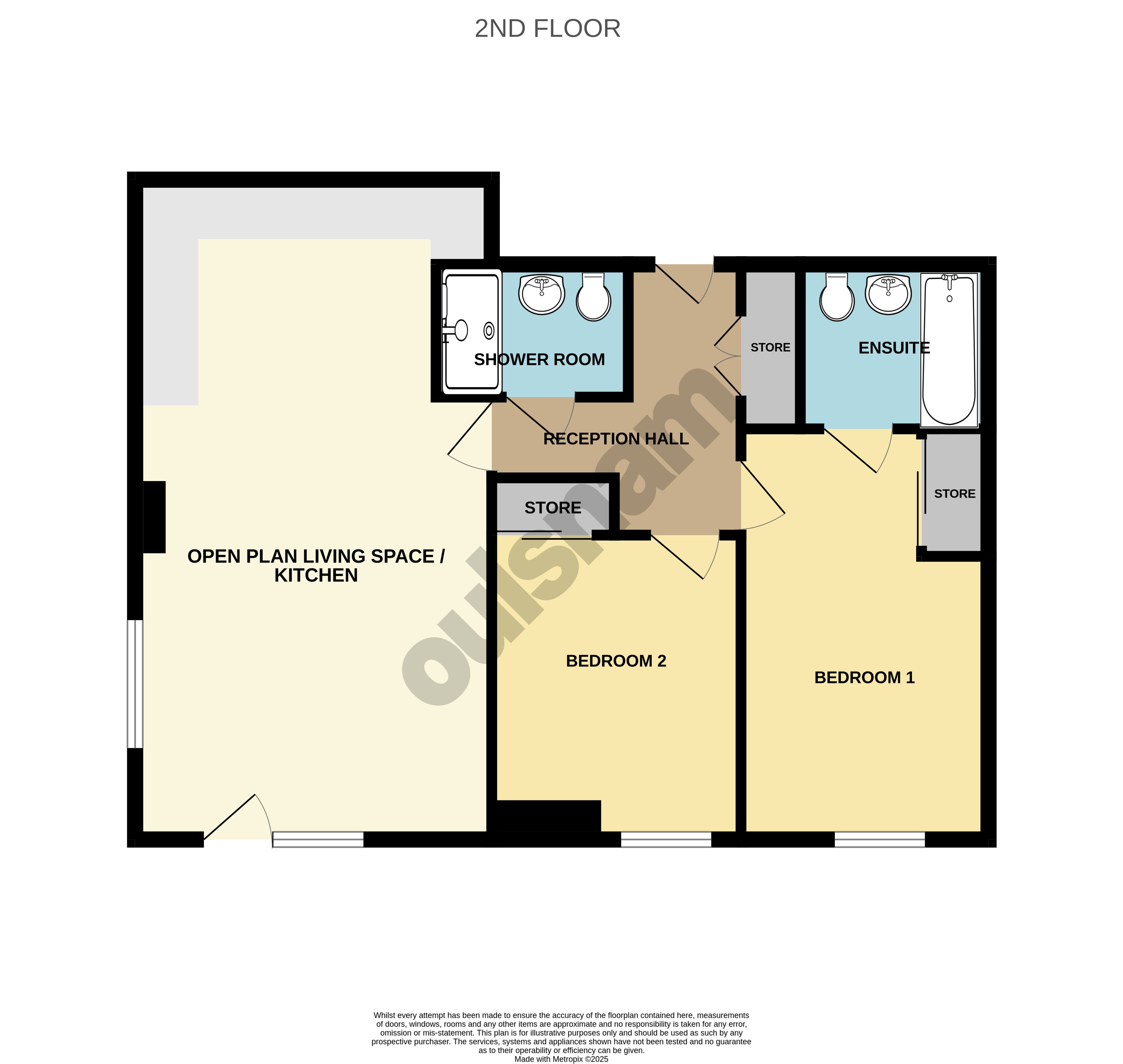 16 Washington Apartments, 5, Lexington Gardens, Birmingham floorplan