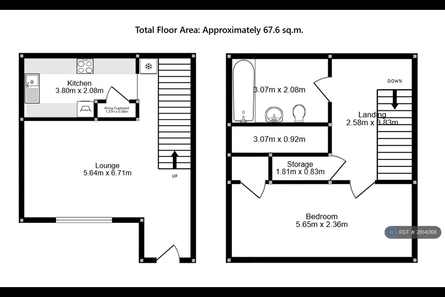 A Vine Place, Hounslow floorplan