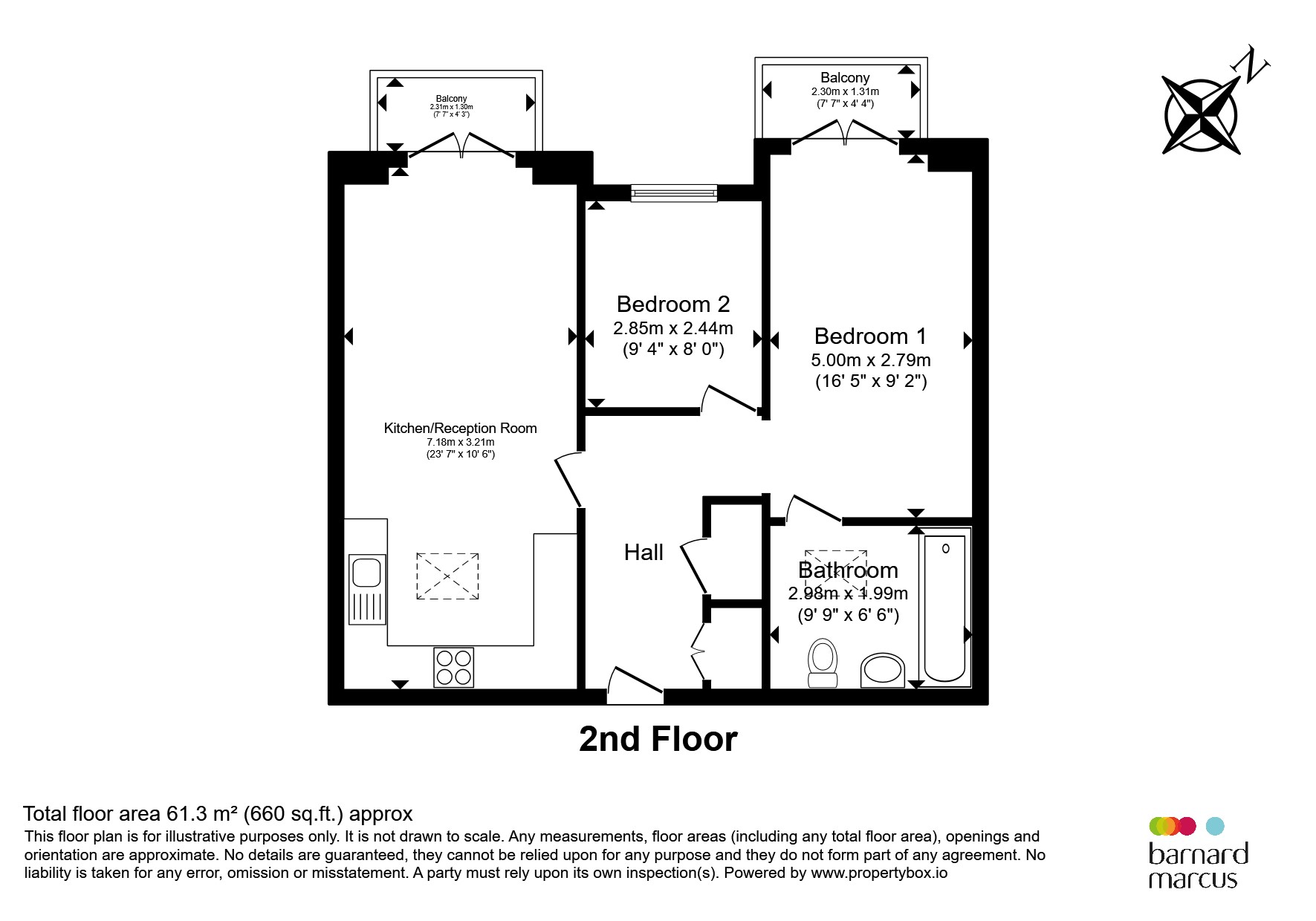 Apartment 4a, 60a, Station Road, New Barnet, En5 floorplan