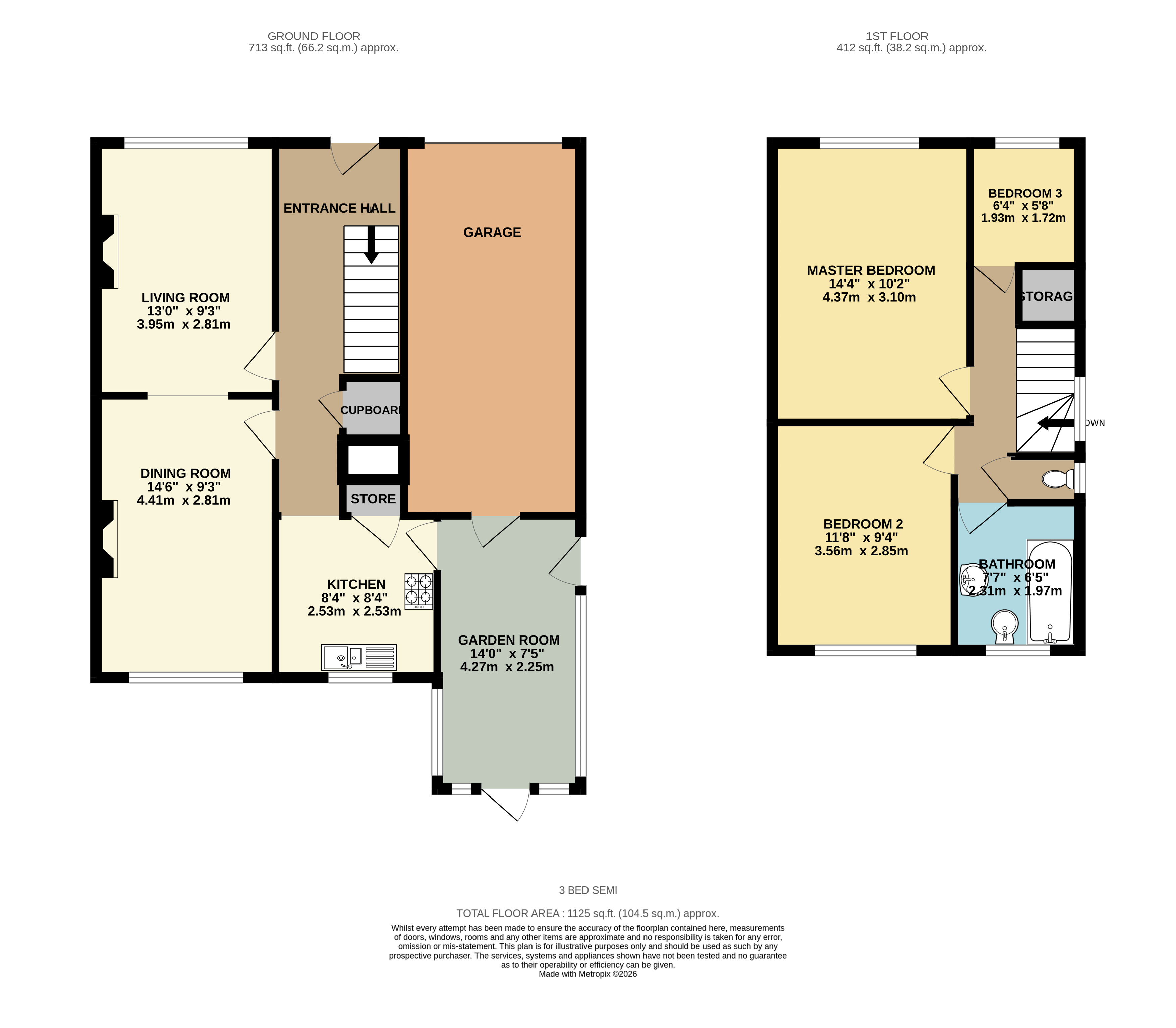 4, Ashfield Grove, Bradford floorplan