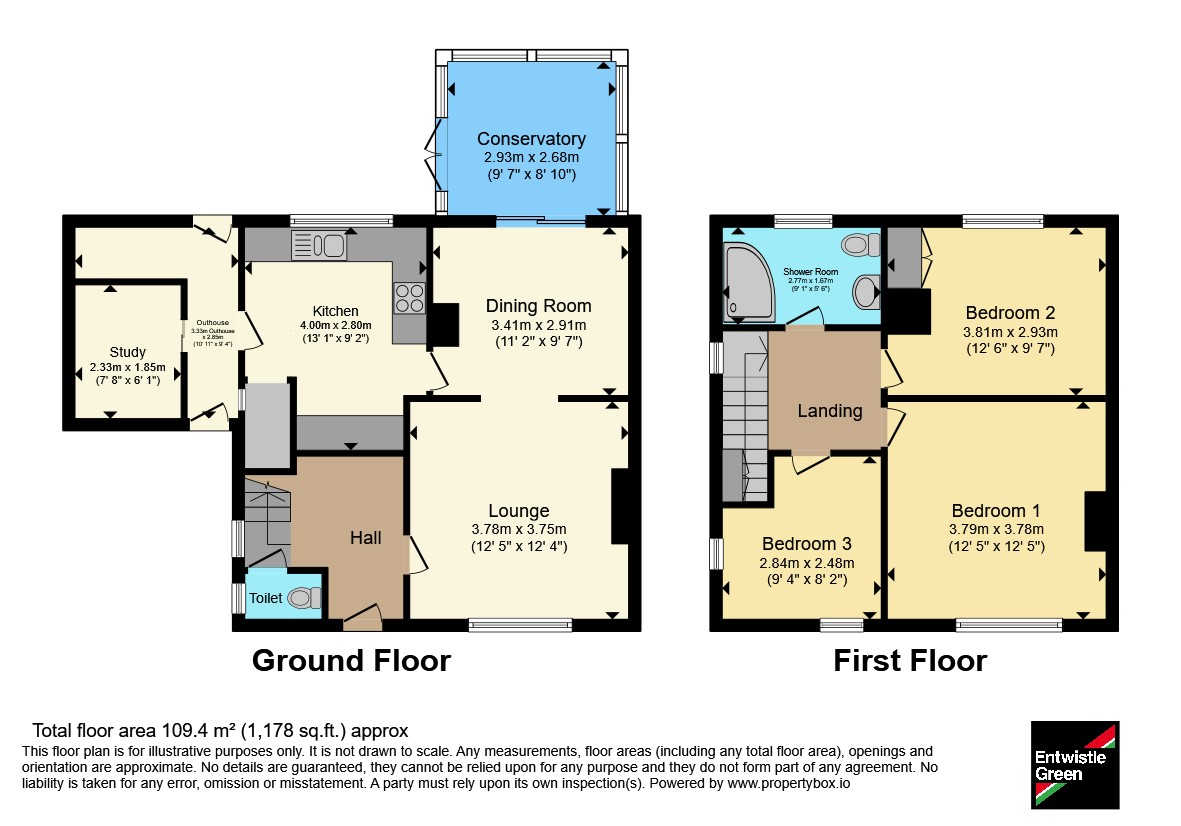 Westfield Drive, Preston floorplan