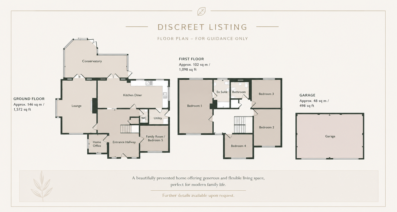 1, Rothley, Leicester floorplan