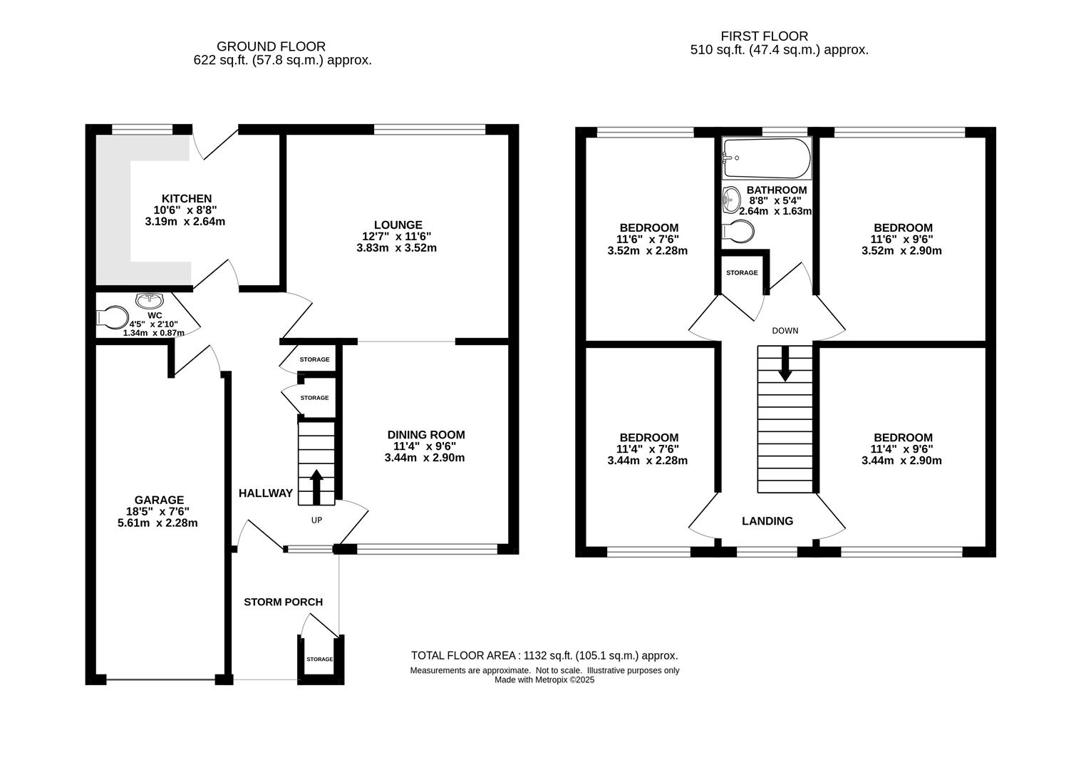 11, Paglesfield, Brentwood floorplan