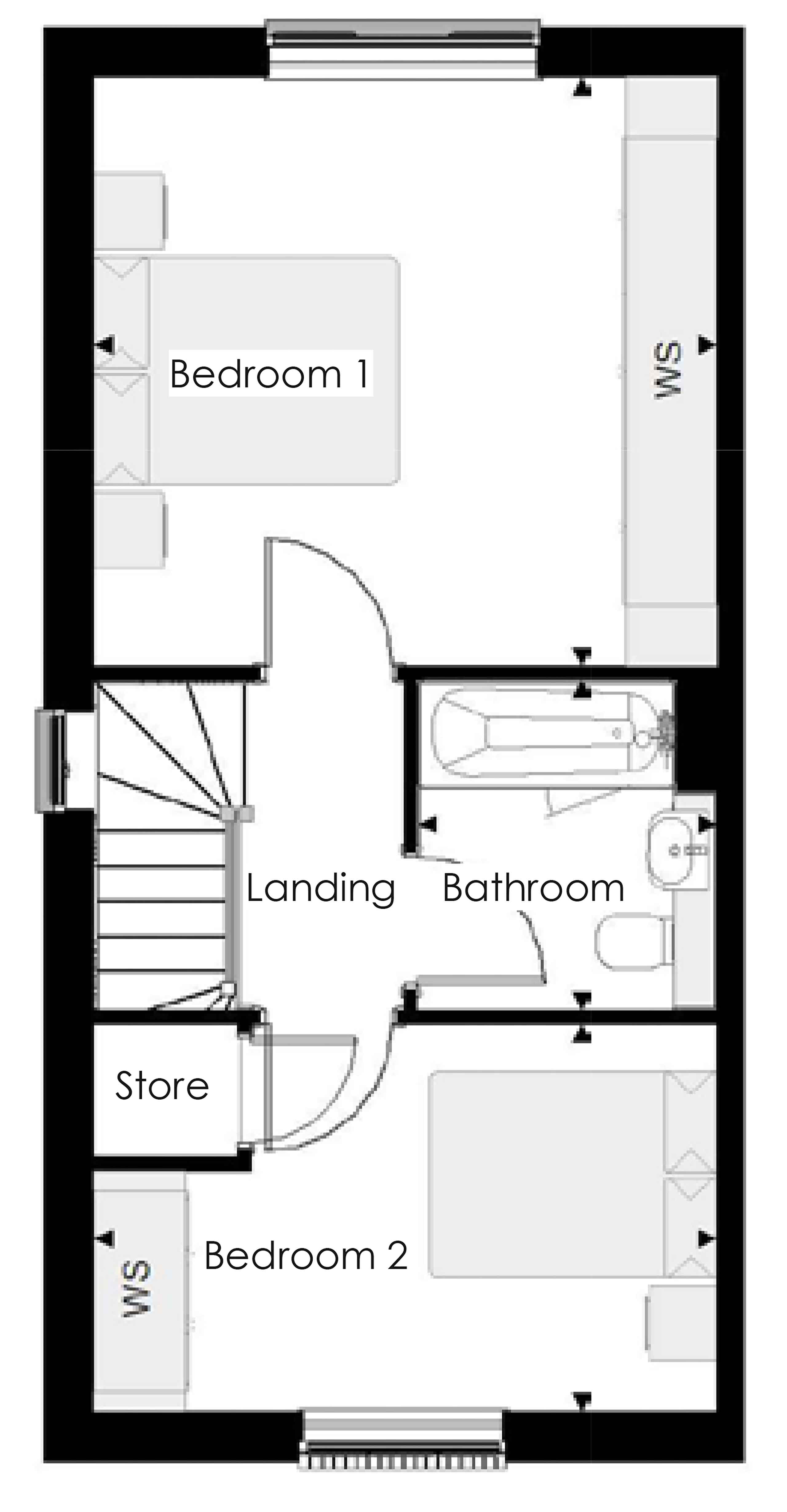 91, Brimstone End, Whitnash, Leamington Spa floorplan