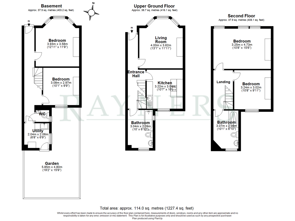 8 , Colenso Road, Clapton, Hackney, London floorplan