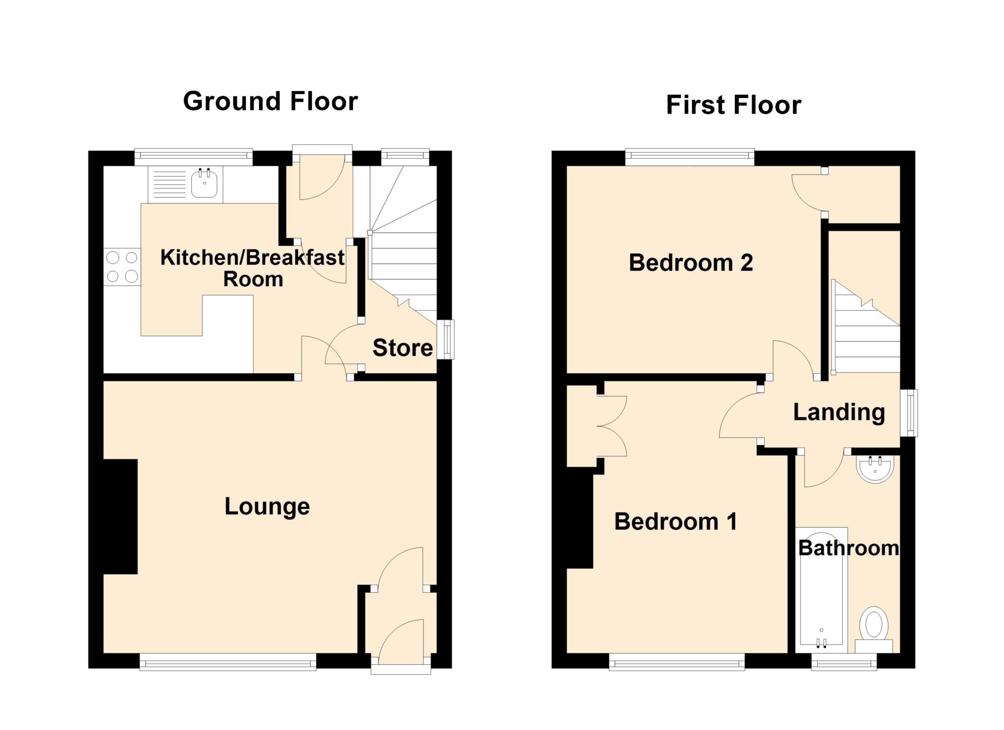 2 Bedrooms Town house for sale in Alston Avenue, Shaw, Oldham OL2