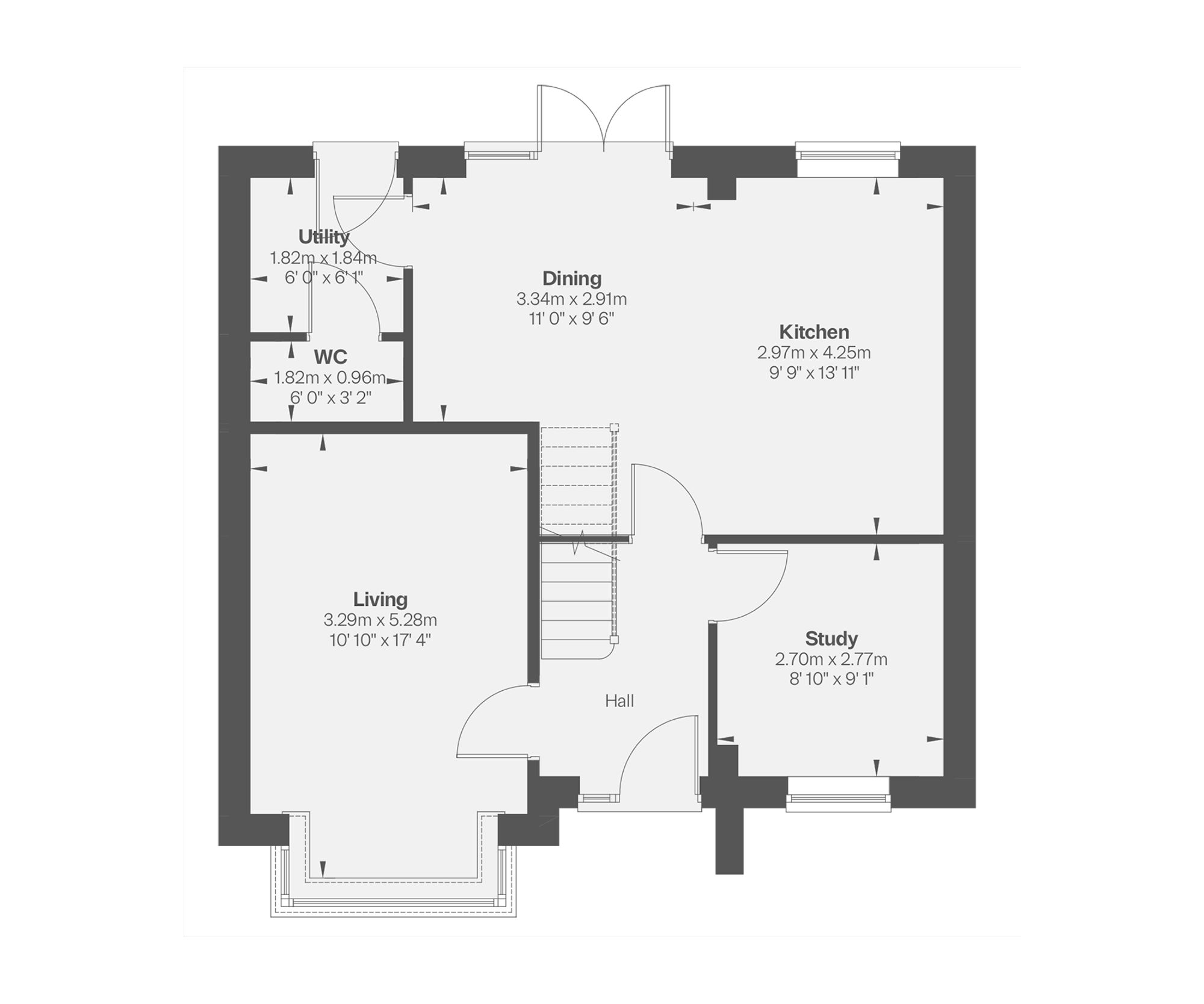 Plot 17, The Gardener, Mapperley Meadows, Nottingham floorplan
