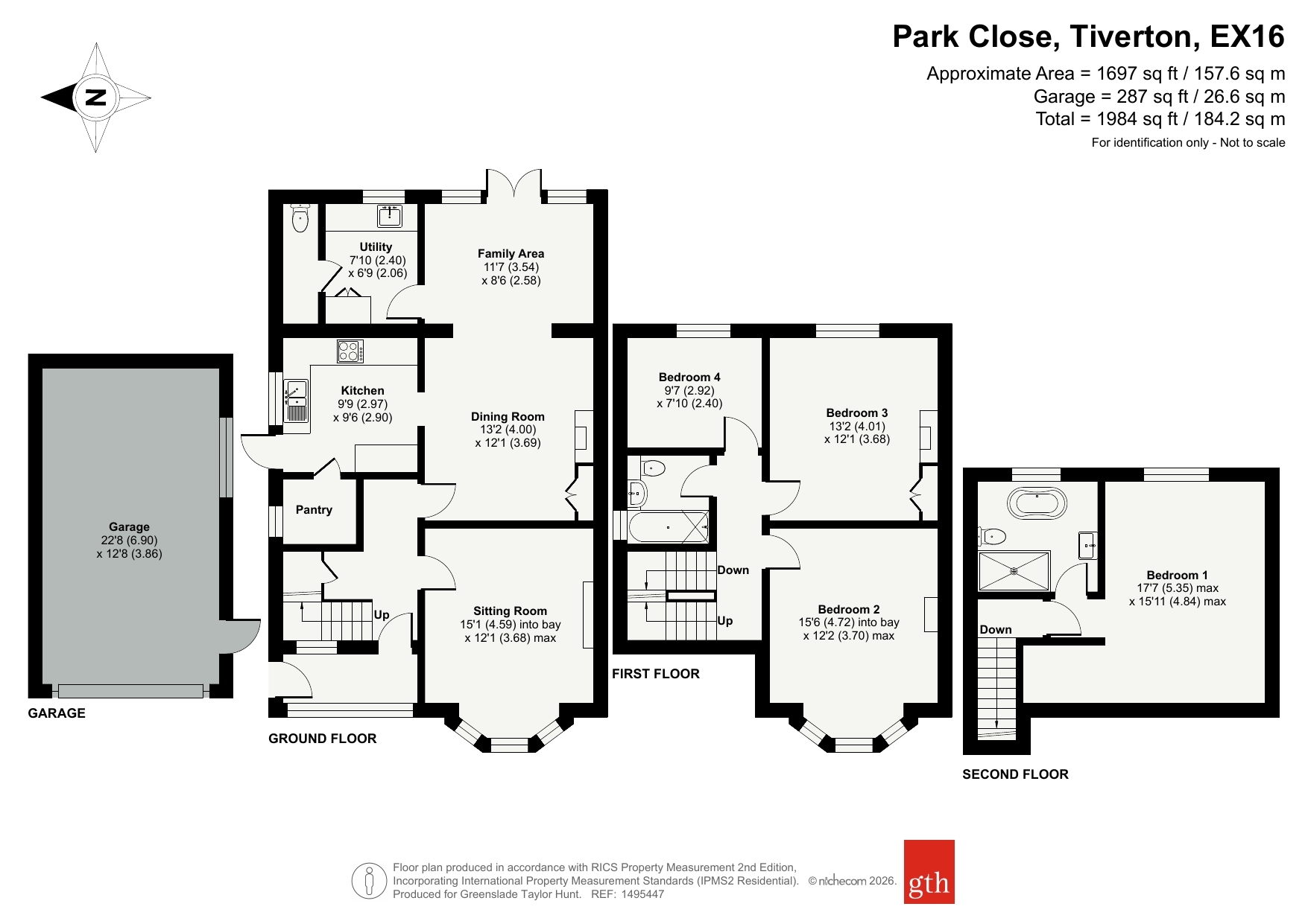 2, Park Close, Devon floorplan