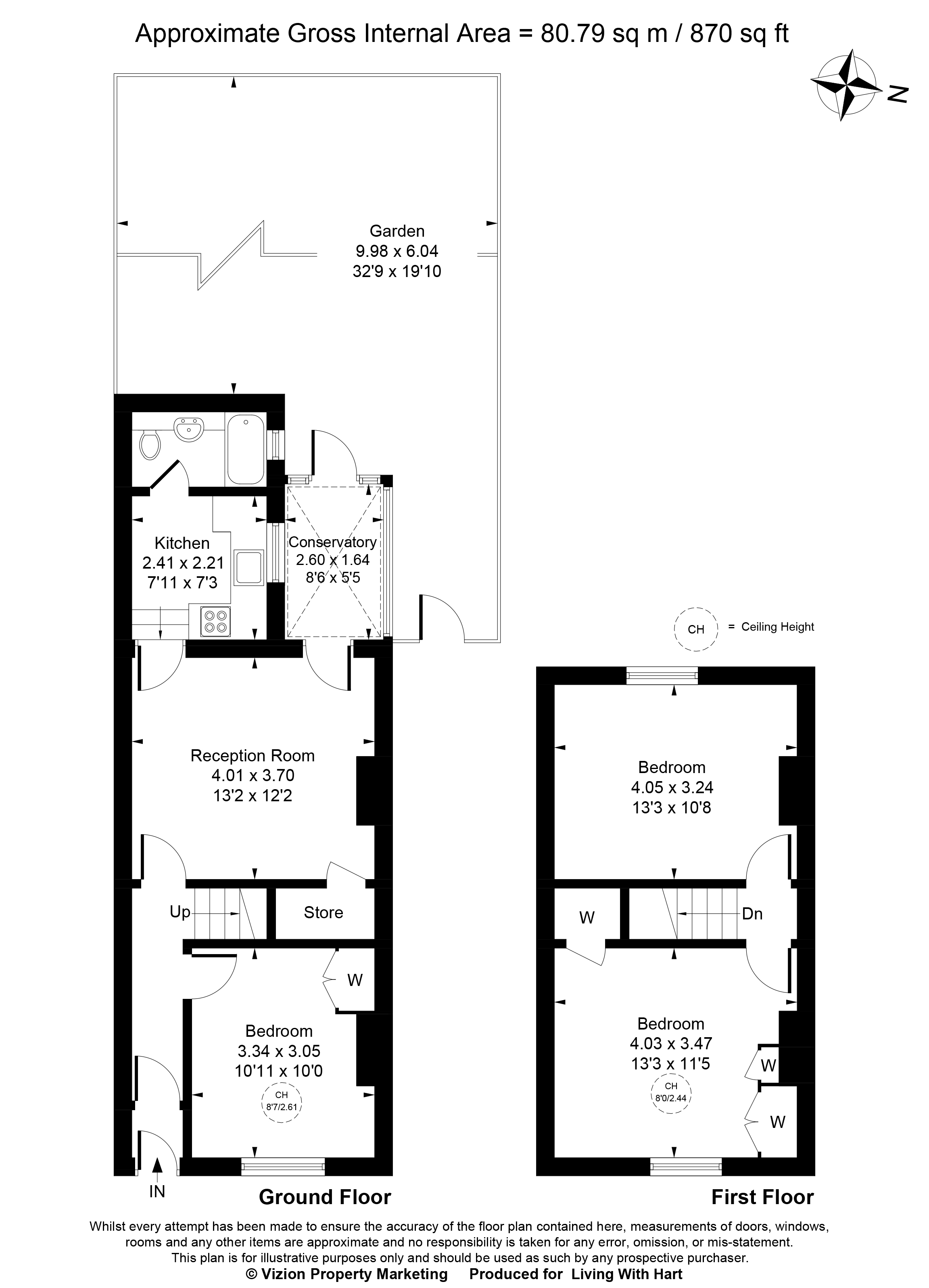 30, Gresham Road, London floorplan