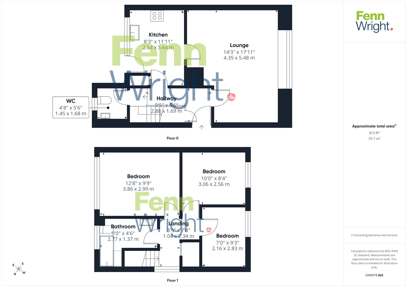 33, Avon Way, Essex floorplan